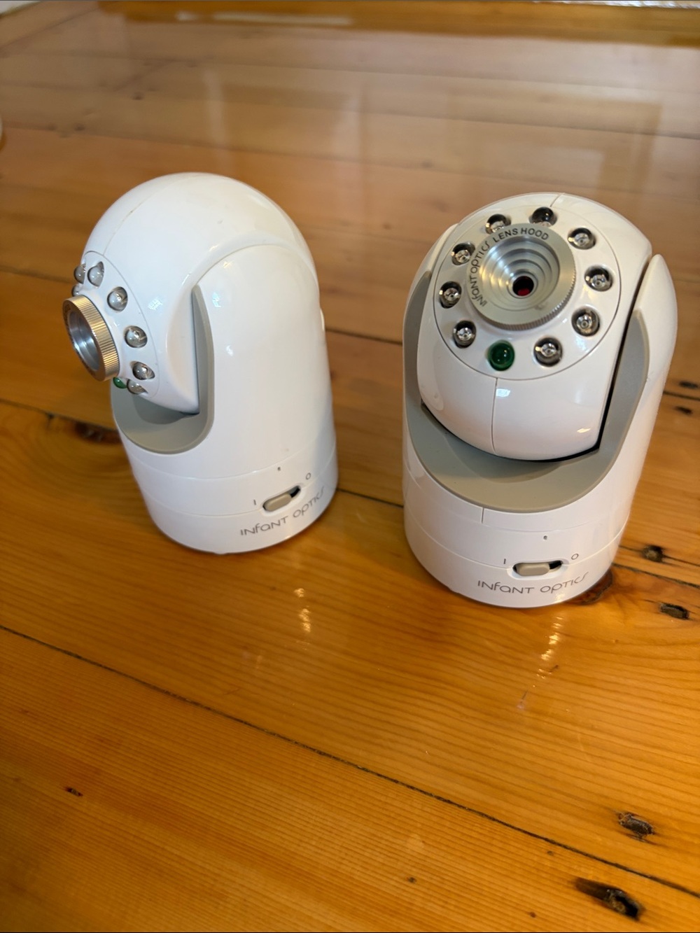 Infant optics DXR-8 lot of 2 cameras for baby monitor. EUC. With extra lens!